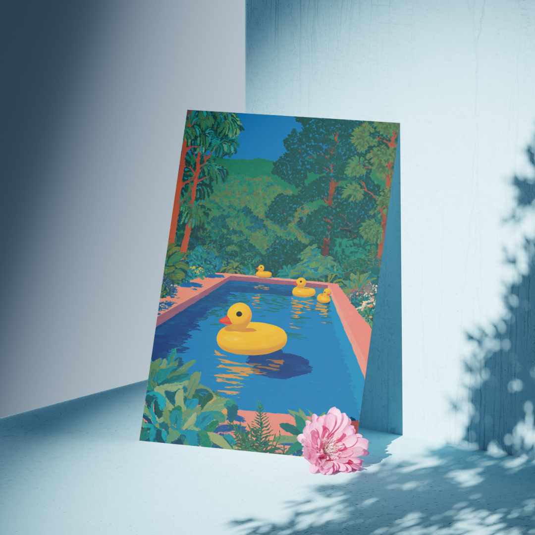 Poolside Summer: Duck
