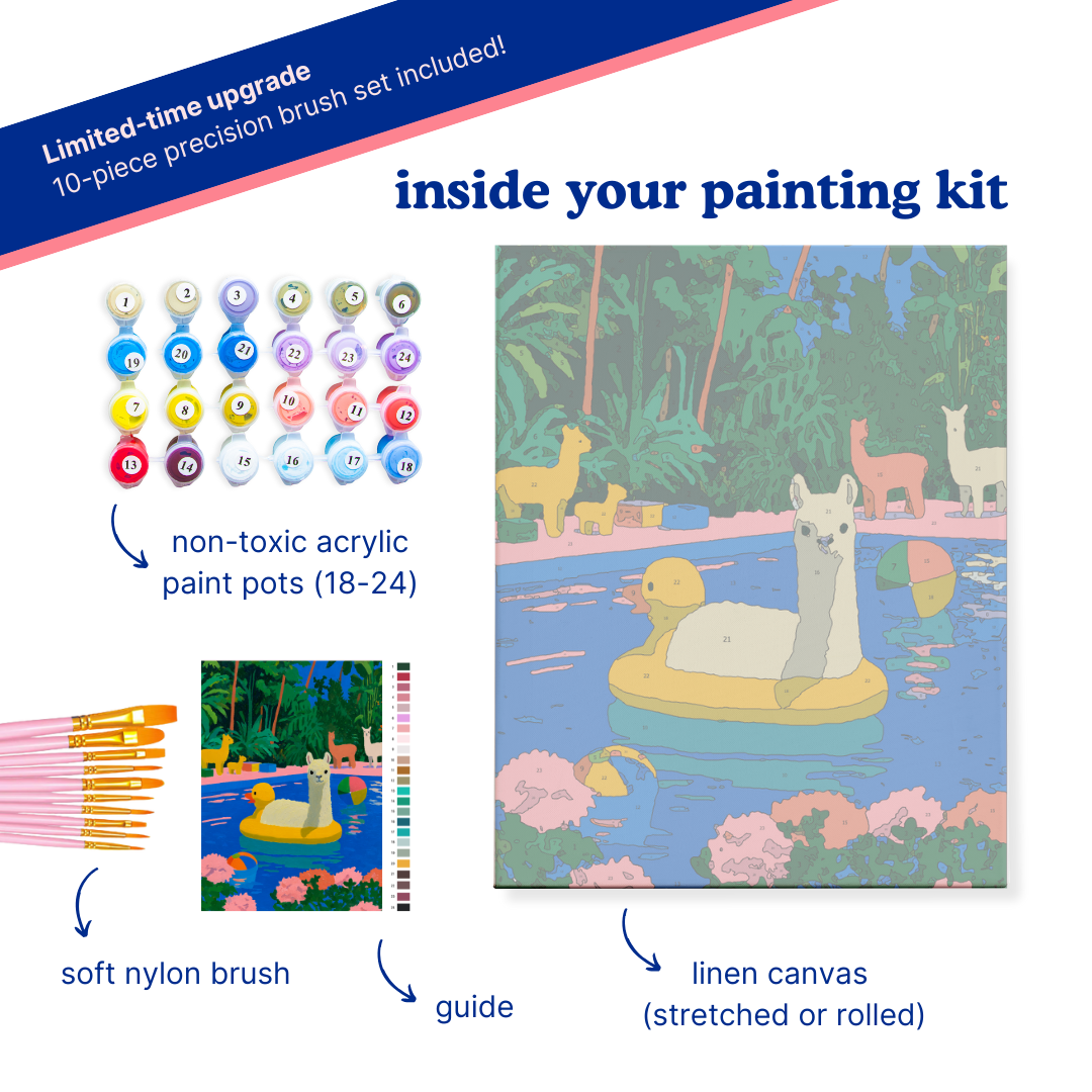 Poolside Summer: Llama