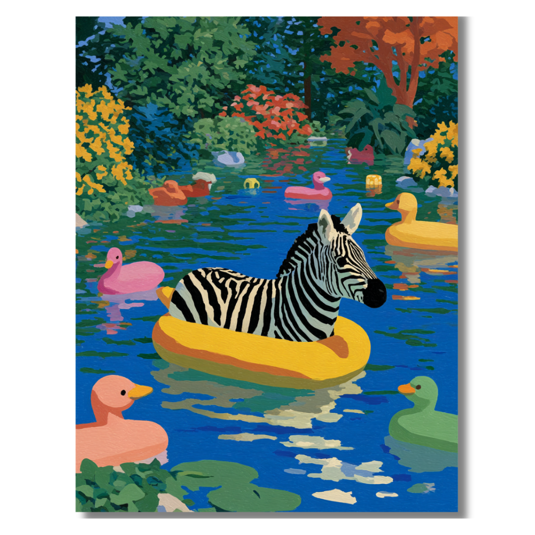 Poolside Summer: Zebra