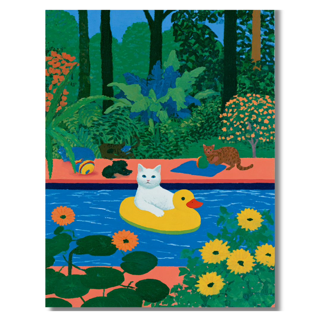 Poolside Summer: Cat
