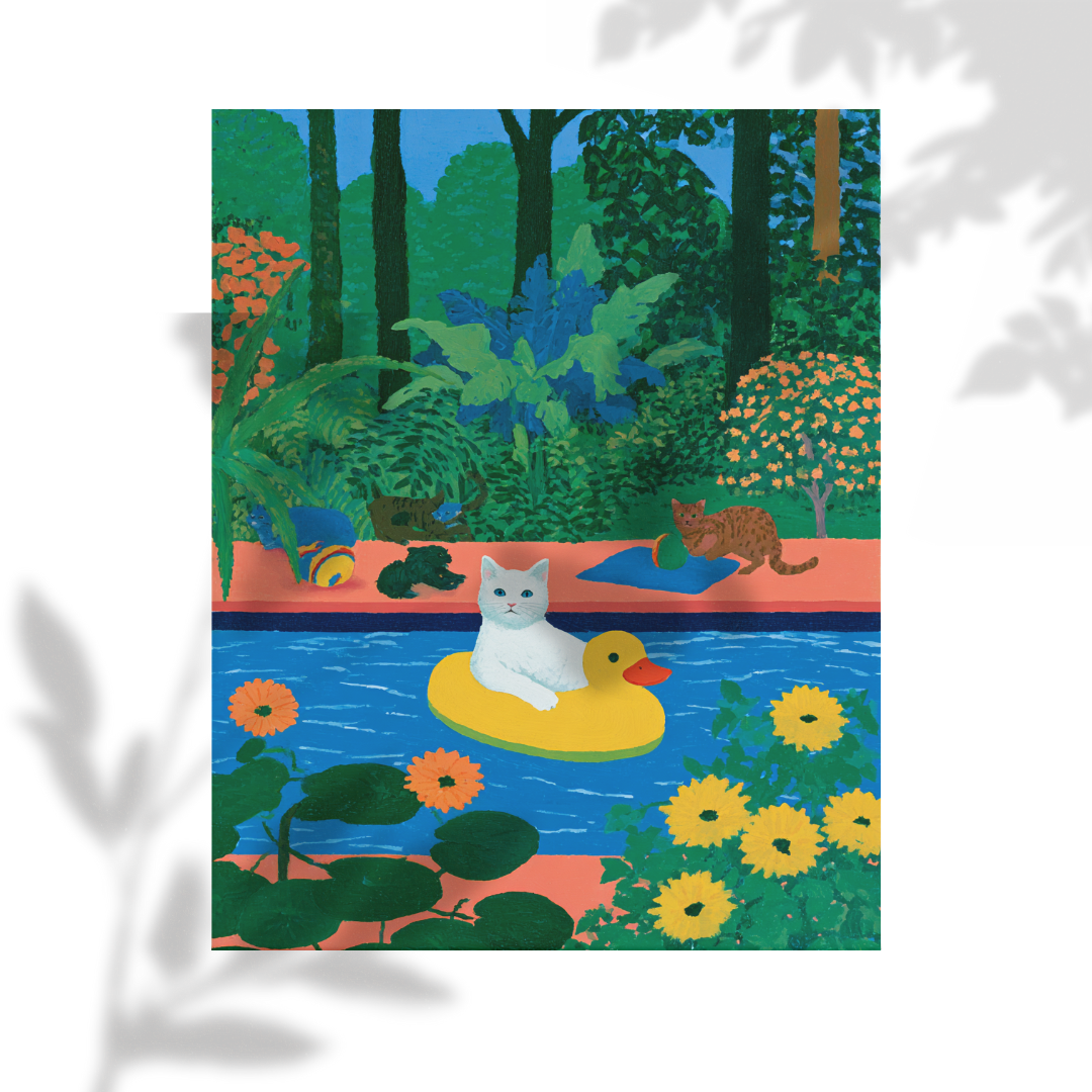 Poolside Summer: Cat