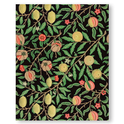 William Morris' Fruit Pattern in Black