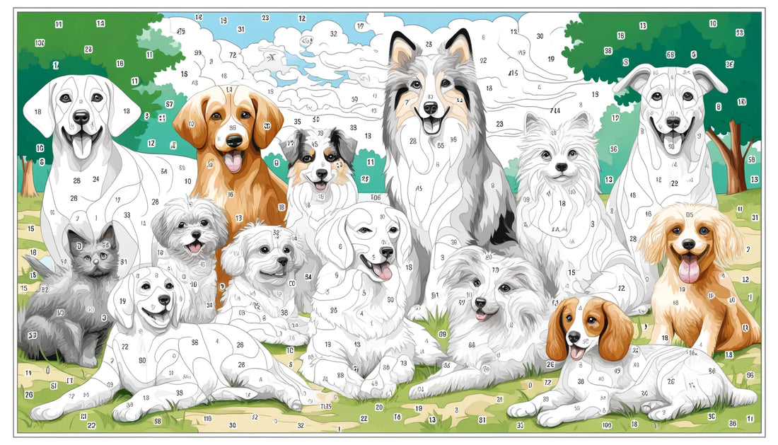 Where to Buy Paint By Numbers Dog Kits: Top 5 Stores for Your Creative Journey