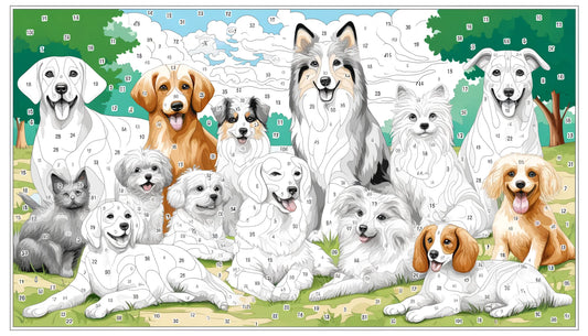 Where to Buy Paint By Numbers Dog Kits: Top 5 Stores for Your Creative Journey