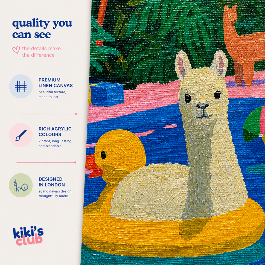 Poolside Summer: Llama