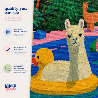 Poolside Summer: Llama