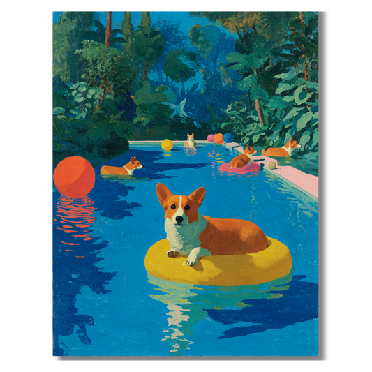 Poolside Summer: Corgi
