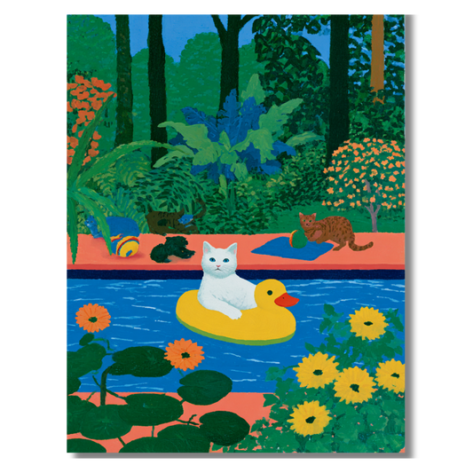 Poolside Summer: Cat