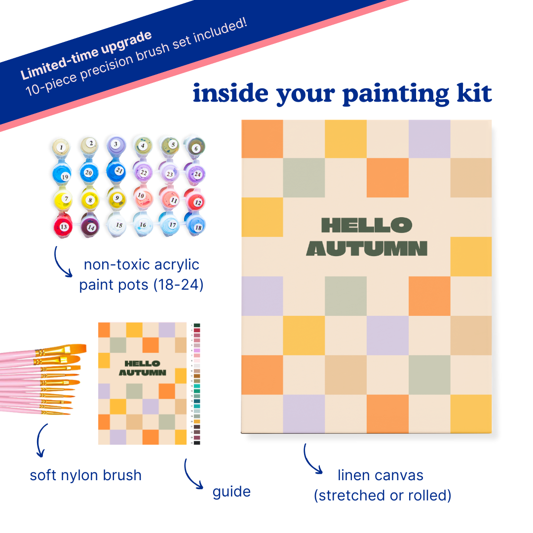 Hello Autumn #1 Checkerboard