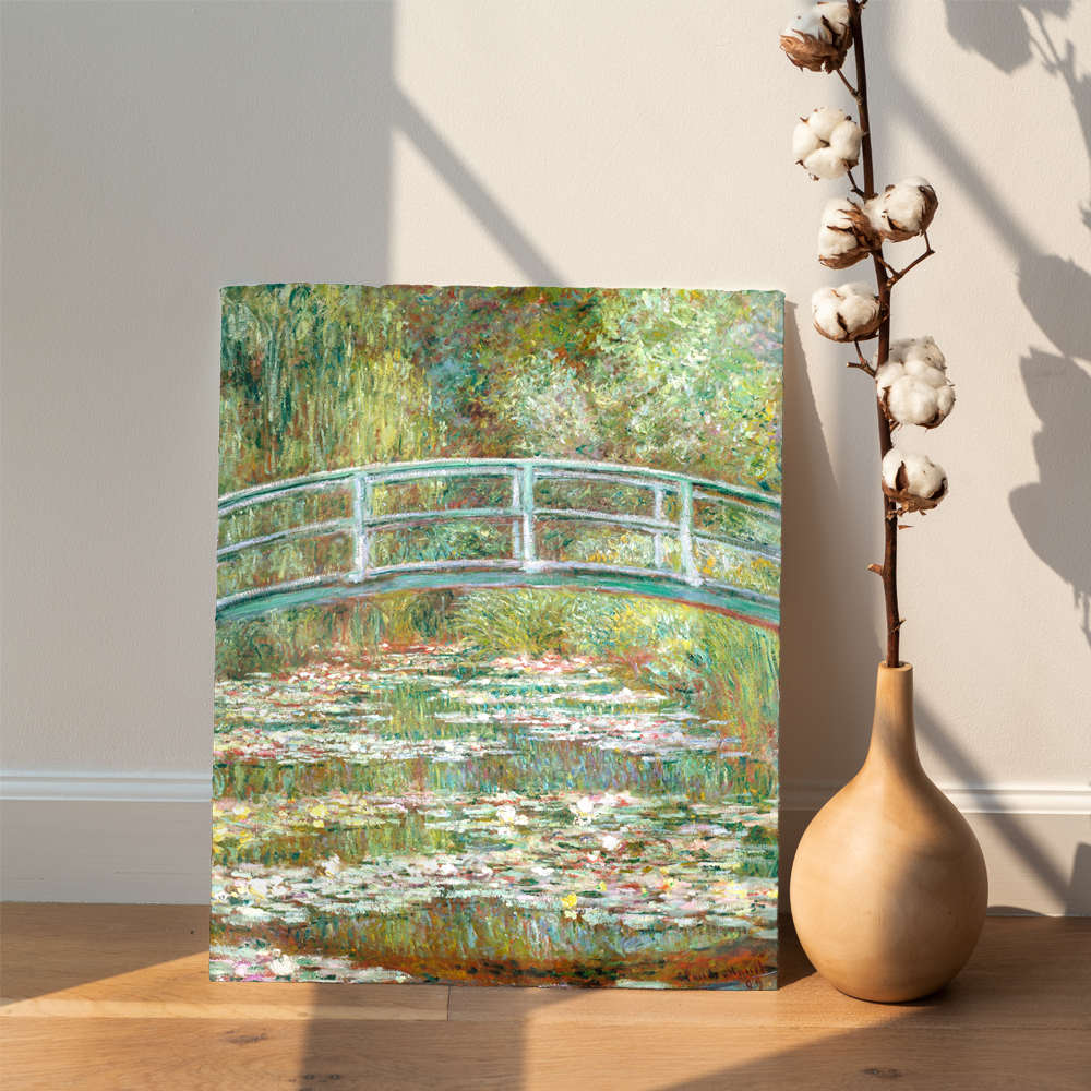 Monet's Bridge over a Pond of Water Lilies