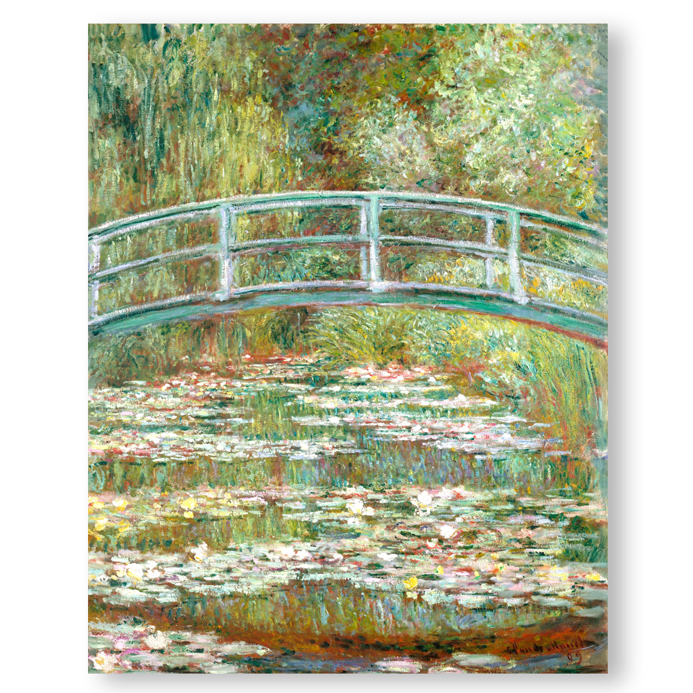 Monet's Bridge over a Pond of Water Lilies