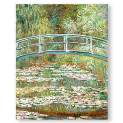 Monet's Bridge over a Pond of Water Lilies